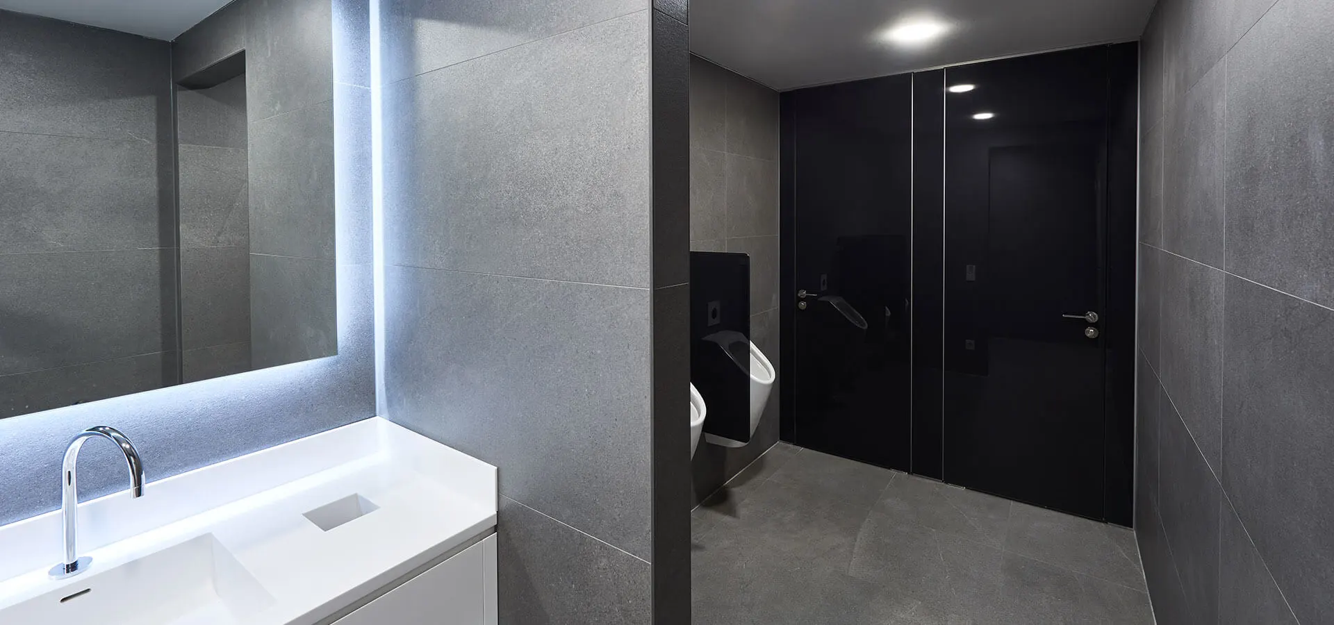 Sanitaire scheidingswand van glas - VENTO
